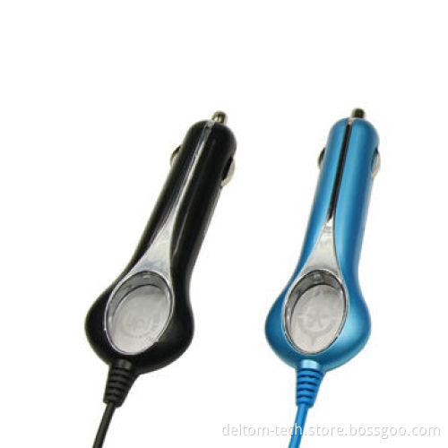 New designed in-car charger with phone charging cables, 5V/1A